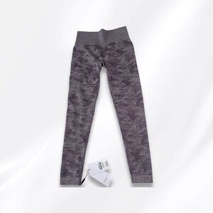Gymshark Gray and Purple Performance Leggings
